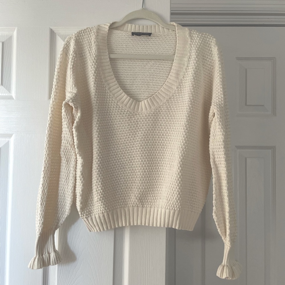 Cream Scoop Neck Sweater (Shopbop)